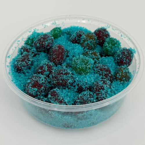 blue raspberry sour sweet gushers